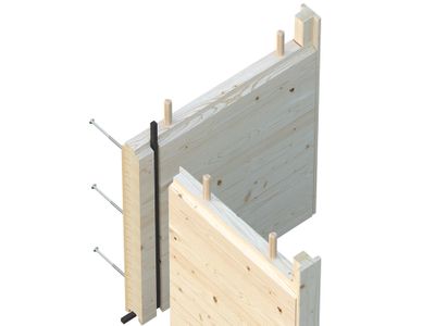 Studio de jardin en bois avec pergola Grace - 23,7 m² hors-tout - Livraison à domicile incluse - PALMAKO