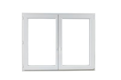 Fenêtre PVC 2 vantaux oscillant-battant hauteur 75 x largeur 120 cm