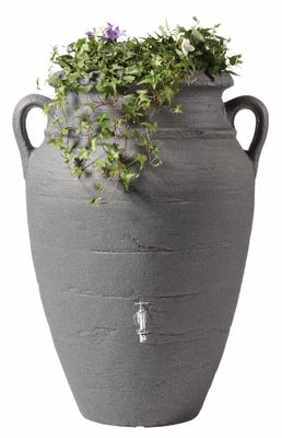 Récupérateur d'eau de pluie - Amphore Antik - 360 litres gris granit - GRAF
