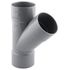 Culotte PVC évacuation 45° femelle/femelle Ø50 - FITT