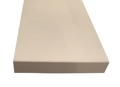 Plan de travail aggloméré hydrofuge stratifié blanc - 28 x 610 x 1850 mm - AJ TIMBER