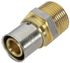 Raccord mâle 1/2 à sertir pour tube multicouche diamètre 16 mm