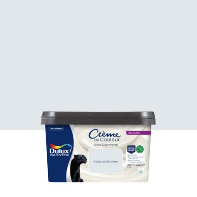 Peinture crème de couleur Voile de Brume velours 0,5L - DULUX VALENTINE