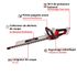 Taille-haies à batterie 36 V Lame 61cm GE-CH 36/61 Li EINHELL