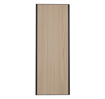 Porte de placard Chêne Naturel Profil noir H 248,5 x L 92,2 cm YNGENIO