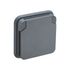 Prise 2 pôles+terre étanche IP55 encastré anthracite Cyklone DEBFLEX