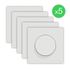 Interrupteurs va-et-vient ou poussoirs complets Odace 2025 blanc par 5 - SCHNEIDER ELECTRIC