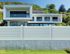 Clôture persienne PVC blanc L 1,50 m x H 98 cm - kit prêt à assembler - MOREY