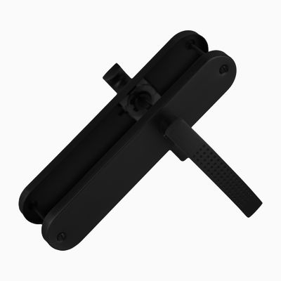 Poignées de porte Ibiza noir mat sans trou ALPERTEC