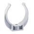 Colliers de fixation monoblocs pvc d.40 x 5 pièces blanc FITT