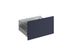 Façade tiroir pour meuble de cuisine Lotus bleu marine mat 35 x 60 cm OFITRES