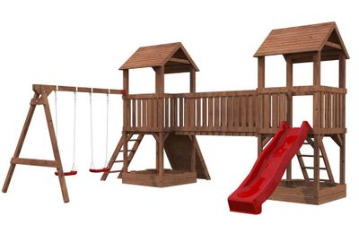 Aire de jeux Jesper 1 avec toboggan PALMAKO