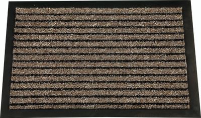 Paillasson absorbant et grattant Gramat brun 40 x 60 cm -ID HOME
