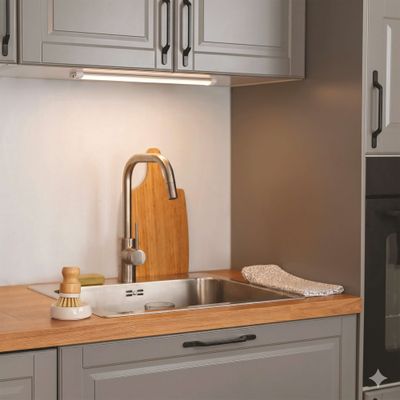 Réglette LED 30cm 3W 260 lumens lumière du jour - GEFOM