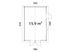Garage en bois Tony avec porte double battant  - 20,9 m² hors-tout - WHITE WOOD
