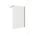 Paroi de douche à l'italienne 120x200 cm profilé noir verre transparent 8 mm Signature - OCEA