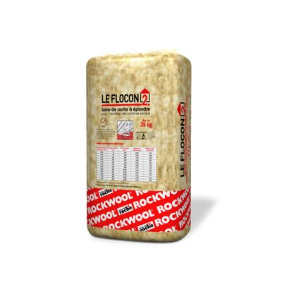 Laine de roche pour comble perdu à épandre - 25 kg ROCKWOOL