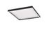 Plafonnier LED carré Rotonda noir 2600 lumens blanc chaud - REALITY