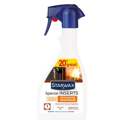 Nettoyant pour vitre de cheminée et insert 500 ml  STARWAX