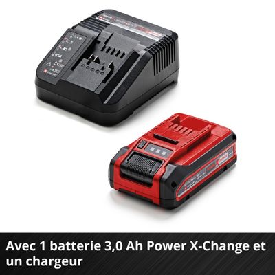 taille haie élagueuse avec batterie sur perche 18 V guide 20 cm GE-HC EINHELL
