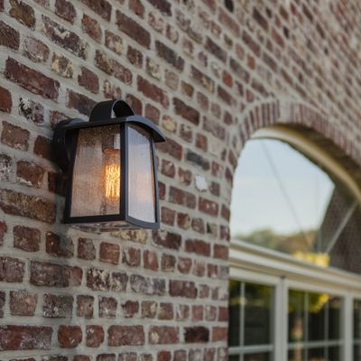 Applique extérieur E27 Kelsey M noir IP44  40W - COREP