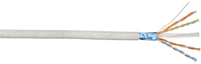 Câble réseau Ethernet cat 6 F/UTP au mètre blanc