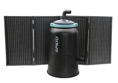 Pompe de filtration piscine 8 à 10 m³ - SOLAIRE HYBRIDE SPIDO POOL
