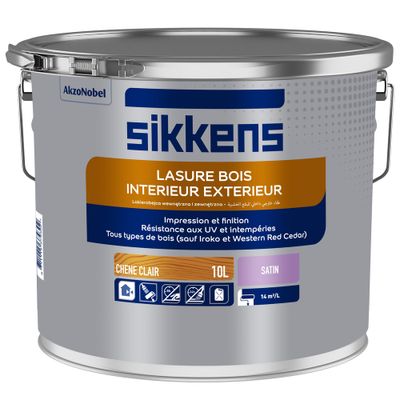 Lasure chêne clair 10 L - SIKKENS