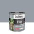 Peinture fer antirouille gris acier brillant 0,5 L - JULIEN