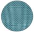 Tapis rond diamètre 150 cm bleu canard JARDILINE