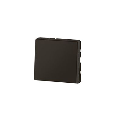 Poussoir 2 modules 6 A finition noire mat Mosaic LEGRAND