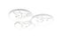 Plafonnier GROOVY blanc LED 30W 3800 lumens blanc neutre - TRIO