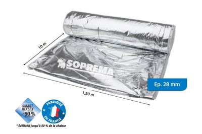 Isolant mince Thermo réflecteur EXPERT CONFORT 28  10 x 1.5 m SOPREMA®