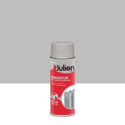 Peinture en aérosol spéciale radiateur béton gris satin 400 ml JULIEN