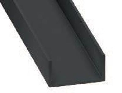 Nez de cloison PVC anthracite 20 x 74 x 20 mm 2,60 m CQFD