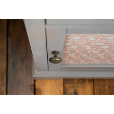 Bouton de meuble vieux laiton diamètre 40 mm REI