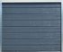 Porte de garage sectionnelle motorisée IQA l.240 x h.200 cm rainurée grise - SPADONE