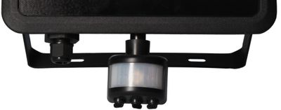 Projecteur extérieur LED détecteur de mouvements Kreon noir IP44  5000 lumens blanc neutre - ARLUX