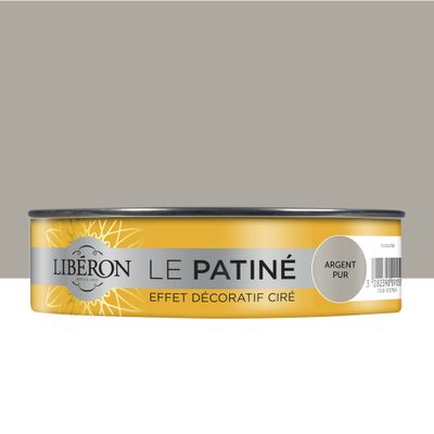 Cire effet décoratif patiné argent 150 mL - LIBERON