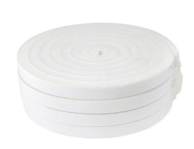 Mousse d'isolation pour fenêtre et porte 8 m 12 mm blanc