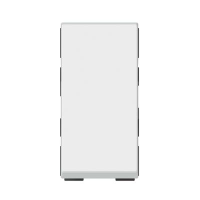 Bouton poussoir encastrable avec voyant lumineux 1 module Blanc - Mosaic LEGRAND