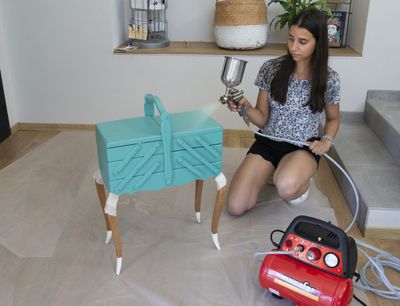 Compresseur à air 6 L 1,5 HP New Vento T/S - MECAFER
