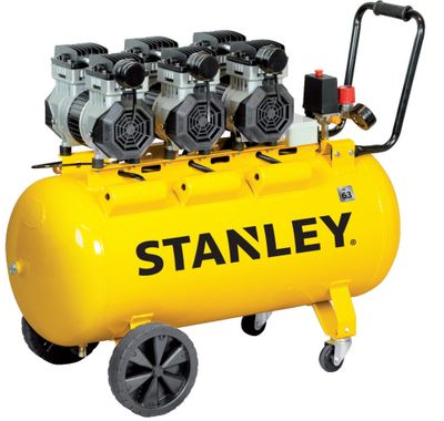 Compresseur 100 l débruité 3 têtes STANLEY