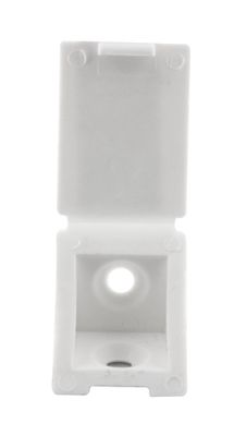 Taquet équerre simple blanc 22 x 22 x 23 mm par 12 CIME