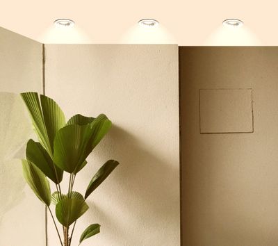 Spot LED encastrable GU10 lumière blanc chaud Blanc - Saphyr ARLUX