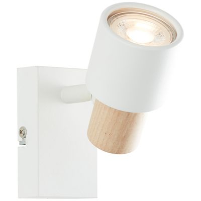Spot mural GU10 10W blanc - Pini BRILLIANT