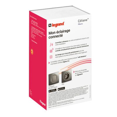 Pack de démarrage éclairage connecté Titane - Céliane with Netatmo LEGRAND