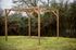 Pergola autoportante en bois traité thermachauffé L 3 x l 2,96 x h 2,35 m, Livraison à domicile incluse - HABRITA