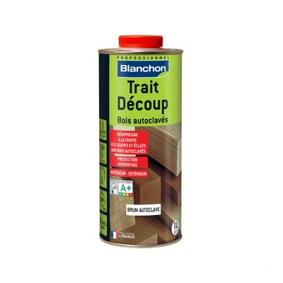 Traitement autoclave brun découpe bois - 1 L - HENRY TIMBER