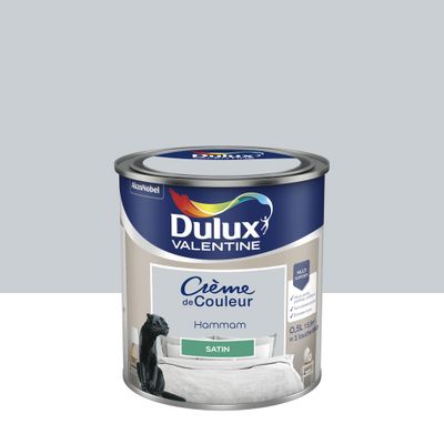 Peinture Crème de Couleur Hammam satin 0,5 L - DULUX VALENTINE